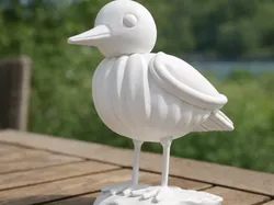 Estatua simplista de gaviota - Modelo de impresión 3D gratuito