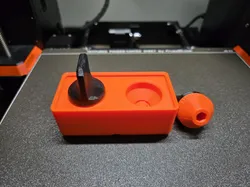 Gridfinity Bin 1X2 Prusa MK4 and MK4S Nozzle Torque Tool Holder