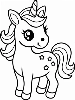 [Hueforge] Cartoon Unicorn