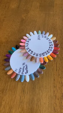 Nail Polish Swatch Wheel