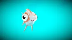 NPR Cartoon Fish - Hand Painted - Animated