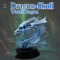 Water Dragon Skull / Wasser Drache Schädel