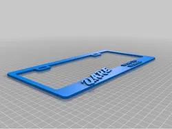 Dare program plate frames