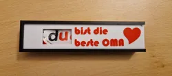 Deckel für Duplo Box : Du bist die beste Oma
