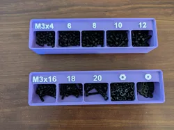 Gridfinity Machine Screw Organizer
