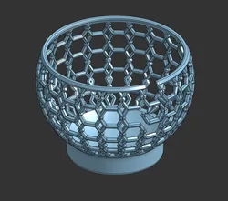 Hexagonal Yarn Bowl