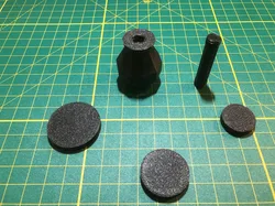 Long Screw with hex version and Half screws