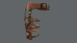 Male Steampunk Leather Utility Belt