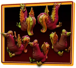 Other STL Download - Phoenix Fidgetby Crosslances