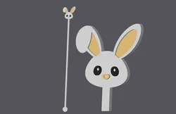 Other STL تنزيل - Farm Animals - Bunny Head - Cocktailsticks v3 - studio WES