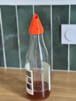 Plant watering spout for twist off bottles