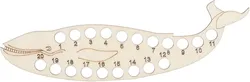 Whale Cross Stitch Thread Organizer