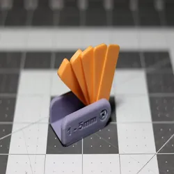1mm to 5mm Thickness Swatch