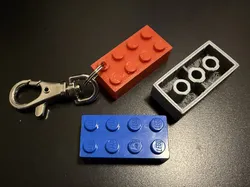 2 x 4 Building Block Keychain