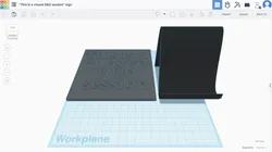 3D printer bestanden | 3MF | "This is a closed D&D session"s sign