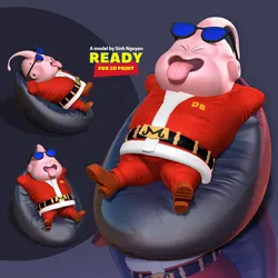 Characters & Creatures STL indir - Santa Buu resting - nlsinh