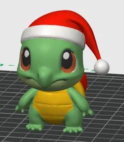 Cute Christmas Turtle Figure