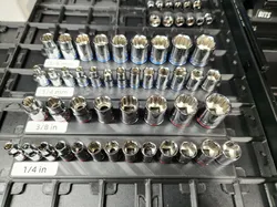 Gridfinity Fixed Socket Rails - 5x1