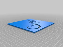 lizard stencil