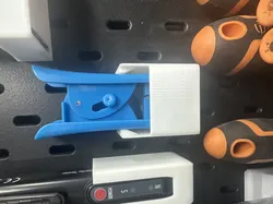 PTFE Tube Cutter Holder with Ikea Skadis mounts