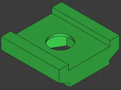 T- nut cnc clamp
