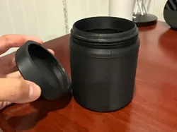 Tarro simple con tapa - Modelo de impresión 3D gratuito