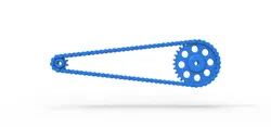 Tools & Spare Parts STL تنزيل - Chain drive Version 2 Scale 1:25 - 3DTechDesign