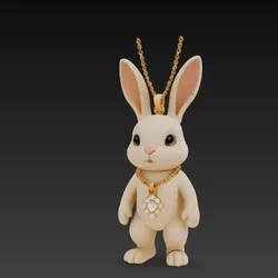 3D Printer Accessories STL Download - necklaces bunnyby Diamond3D