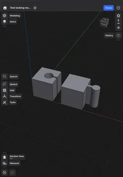 3D printer bestanden | 3MF | Locking mech test