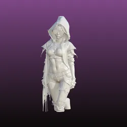 Hooded Assassin bust
