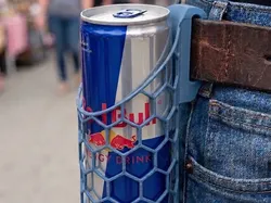 Porta Red Bull de cintura - Modelo de impresión 3D gratuito