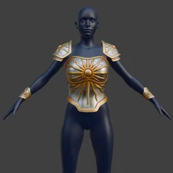 Sun Warrior Female Armor Set