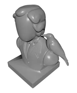 The Raven and the Poet – Edgar Allan Poe Bust