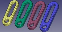 Tiny carabiner (load tested)
