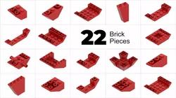 TwindBricks3D - 22 Bricks Cone collection 3D print model