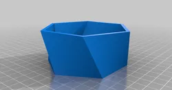 Twisted Hex Pot