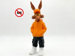 Vibras Urbanas Wile E. Coyote - Figura de Streetwear - Modelo de impresión 3D gratuito