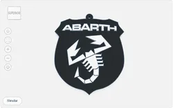 Badges & Coins STL indir - ABARTH - SUAREZ3D