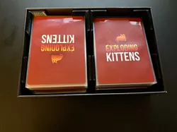 Card Holder/Insert for Exploding Kittens