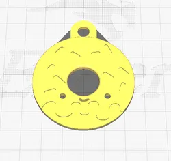 Donut Keychain