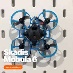 Drones & Aircraft STL indir - IKEA Skadis Mobula6 Tiny Whoop Mount - Ekoscape