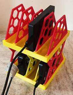 External SSD & HDD stackable holder