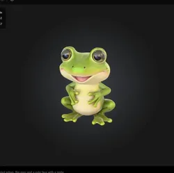 Fișiere pentru imprimante 3D | Fișier 3MF | Cute Frog 2