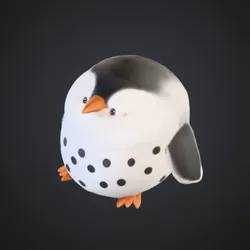 Gratis Home Decorations & Ornaments STL indir - Pudge the Penguin  - neonjer11