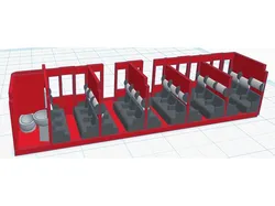 Interior for Märklin 4045 H0 DSB-litra B part 1