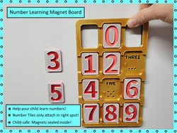 Number Learning Magnet Board