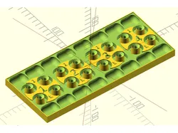 Parametric 16 Valve Engine Head Disassembly Tray / Parts Organizer