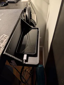 Phone shelf