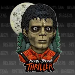Sculptures & Artworks STL تنزيل - Michael Jackson Thriller - Gioteya Designs