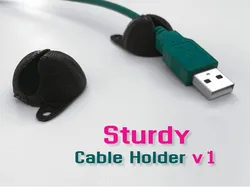 Sturdy Cable Holder (cable clip/clamp)